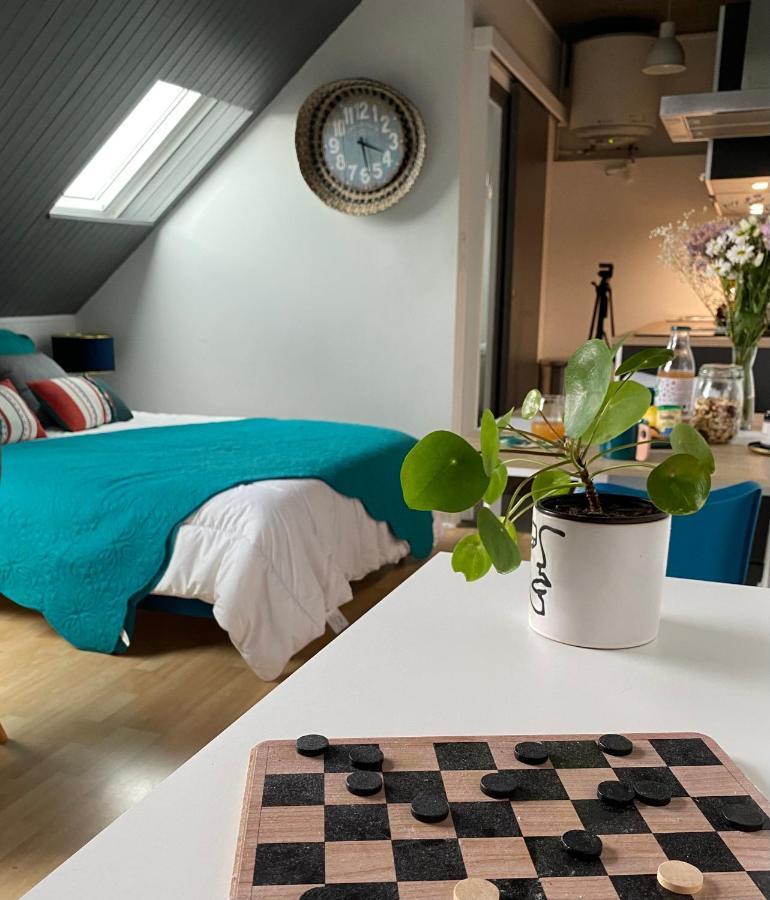 Appartamento Agreable Cocon Sous Les Toits - Parking - Wifi Pleneuf-Val-Andre Esterno foto