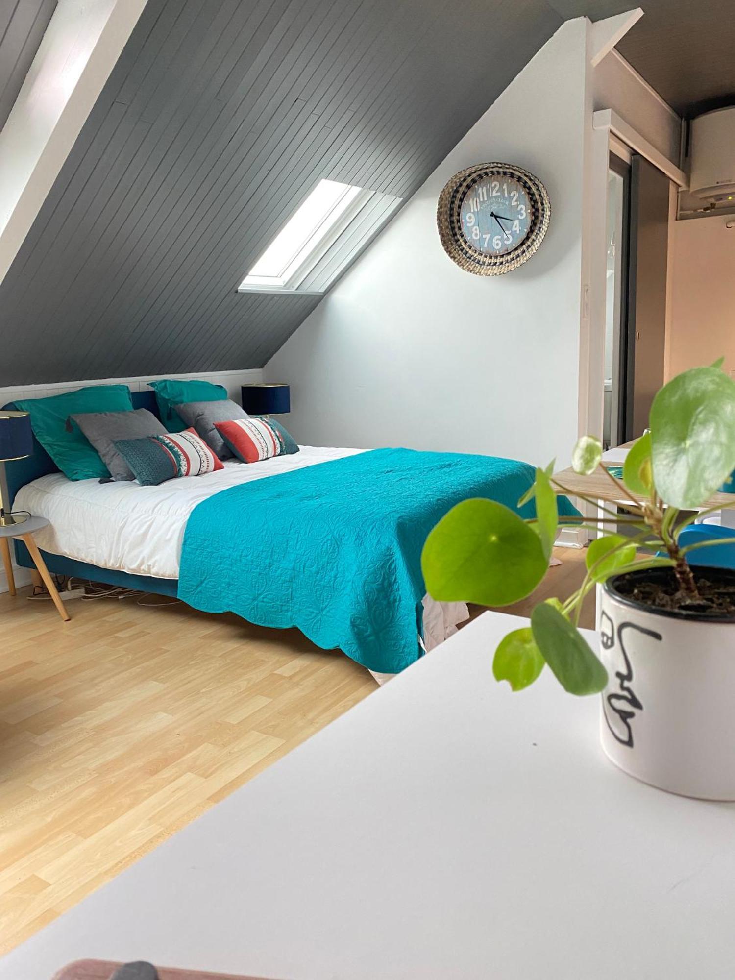 Appartamento Agreable Cocon Sous Les Toits - Parking - Wifi Pleneuf-Val-Andre Esterno foto
